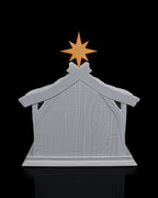 3D Printed LED Lit Nativity Scene | Modern Christmas Home Decor