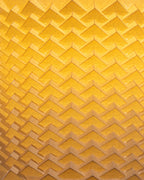 Chevron Column 3D Printed Table Lamp | Minimalist Textured Ambient Light