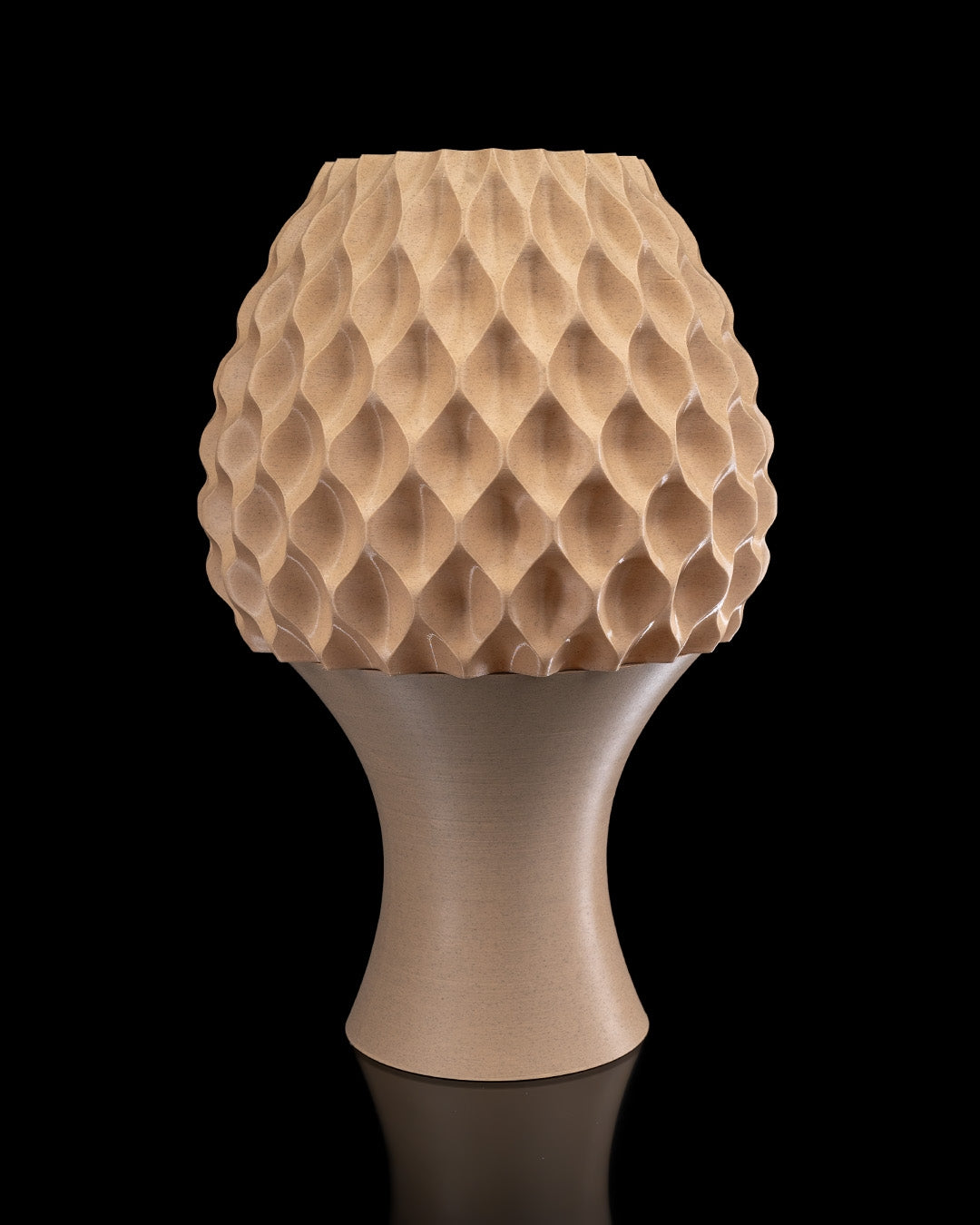Pinecone Glow 3D Printed Table Lamp | Sculptural Ambient Light