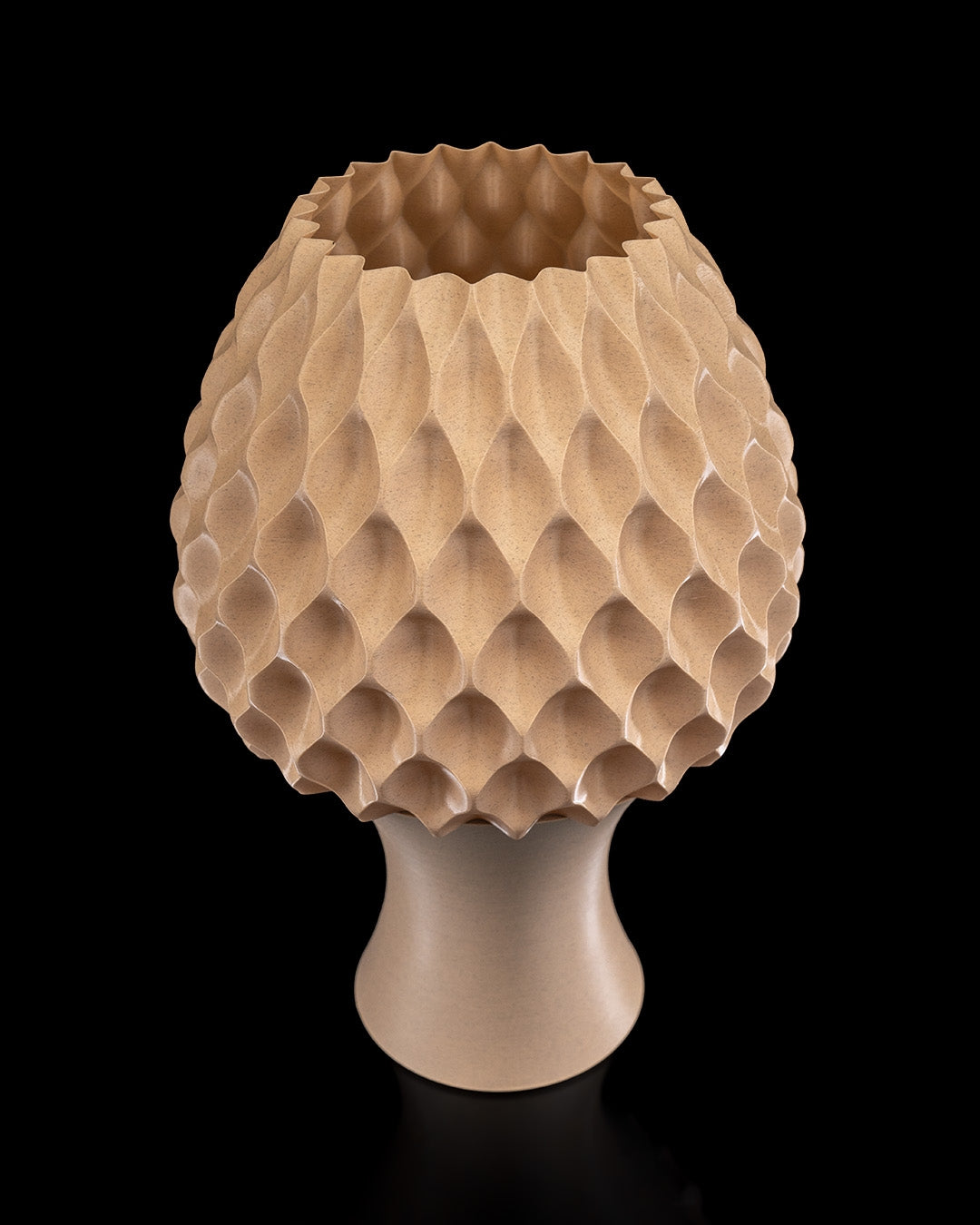 Pinecone Glow 3D Printed Table Lamp | Sculptural Ambient Light