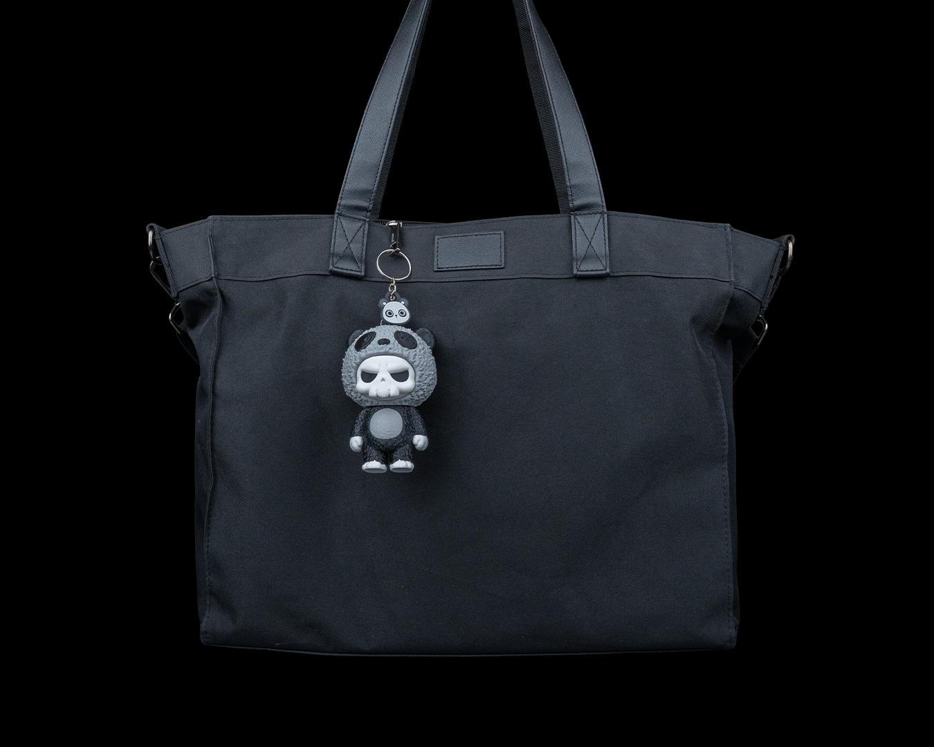 Skubbies Babuu Keychain – Panda Skull Collectible Figure | 3D Printed Character Toy