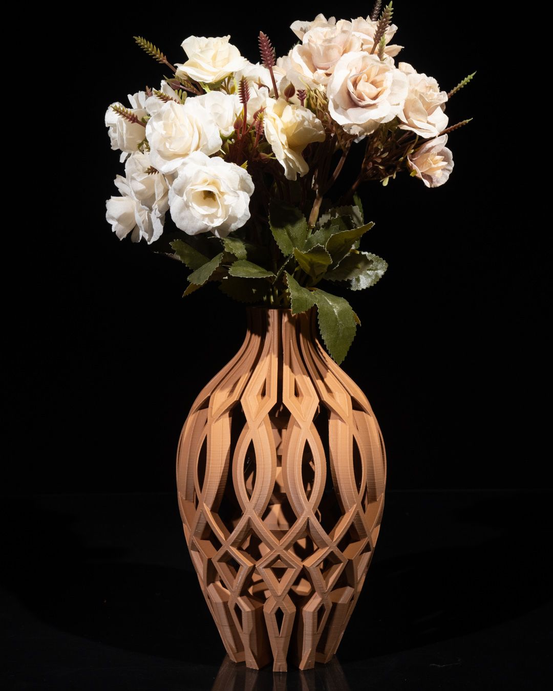 Vista Lattice 3D Printed Vase | Modern Geometric Home Decor